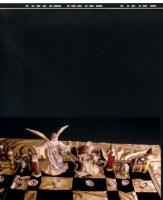 Chess Set III. Black gold silver