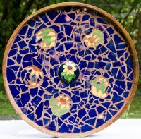 Cobalt Tiled Table
