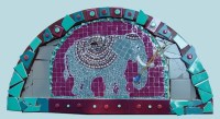 Indian Elephant Mosaic